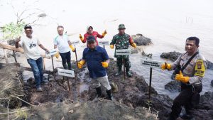 Peduli Lingkungan, Apical Group Tanam Mangrove di Kota Dumai