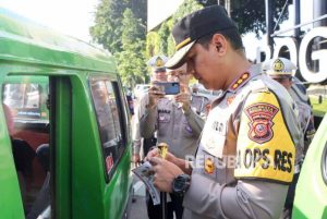 Jelang Lebaran, Polresta Bogor Gelar Ramcek di Terminal Baranangsiang