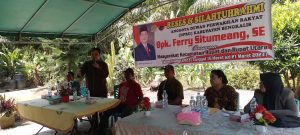 Ratusan Warga Rupat Sambut Reses Anggota DPRD Bengkalis Ferry Situmeang