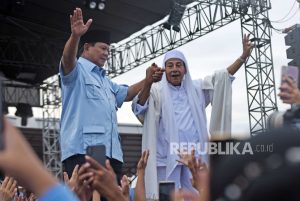 Prabowo Bersama Habib Lutfi bin Yahya Kampanye di Banten