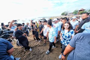 Gibran Hadiri Wellness Tourism di Gazebo Sanur Pantai Mertasari Bali