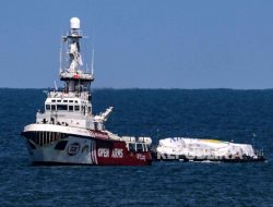 Alhamdulillah, Bantuan Lewat Laut Tiba di Pesisir Gaza