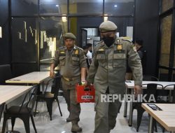 Satpol PP Kota Bogor Awasi PKL Usai Penertiban di Jalan Dewi Sartika