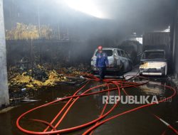 Gudang Sembako di Gowa Terbakar, Kerugian Ditaksir Mencapai Ratusan Juta