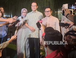 Silaturahim Lebaran, Anies dan Muhaimin Bahas Gugatan di MK