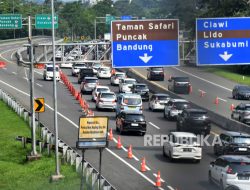 Arus Balik: Volume Kendaraan dari Jalur Puncak ke Jakarta Sudah Lebih Sedikit