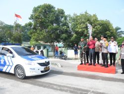 Bersama Kapolres, Bupati Bengkalis Berangkatkan 249 Peserta Mudik Gratis