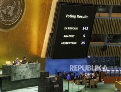Sidang Majelis Umum PBB Dukung Palestina Kembali Jadi Anggota Penuh