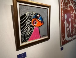 Lukisan Gadis Dharsono, Putri Poppy Dharsono, Pukau Pengunjung Pameran Seni ‘Nouveau Voyage’ di IFI Wijaya