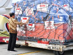 Presiden Jokowi Lepas Bantuan Kemanusiaan untuk Papua Nugini dan Afghanistan