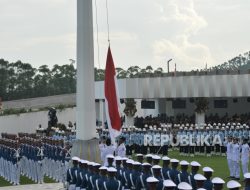 Upacara Penurunan Bendera HUT ke-79 RI di Ibu Kota Nusantara