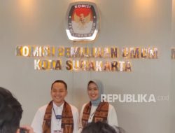 Daftar di KPU, Pasangan Respati-Astrid Siap Lanjutkan Program Gibran