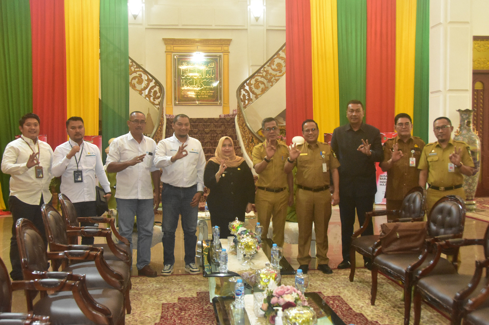 Bupati Bengkalis, Kasmarni Terima Audiensi PT. PLN , PDAM Tirta Terubuk dan BAZNAS Bengkalis