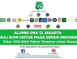 Alumni SMA 12 Jakarta Berbagi 1.260 Bibit Pohon
