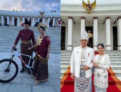 AHY dan Istri Terpilih Sebagai Pengguna Busana Adat Terbaik, Dapat Sepeda dari Jokowi