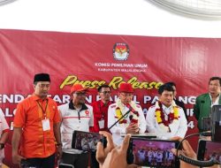 Diantar Ribuan Pendukungnya, Karna – Koko jadi Paslon Pertama Daftar ke KPU Majalengka