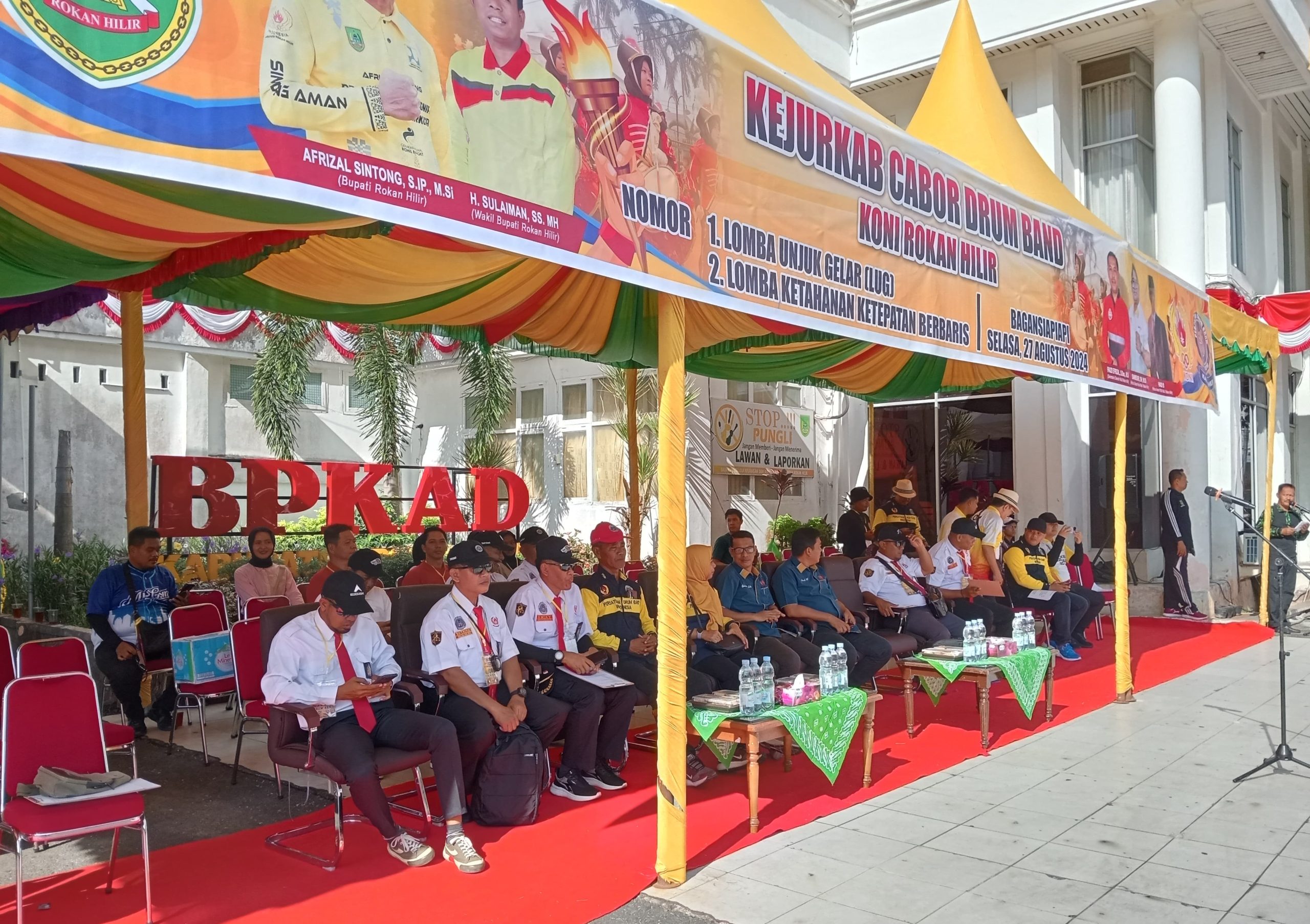 Diikuti 5 Unit, PDBI Rohil Gelar Lomba Cabor Drumband Kejurkab KONI Rohil Tahun 2024