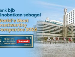 Bank bjb Raih World’s Most Trustworthy Companies 2024