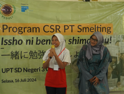 Kolaborasi PT Smelting dan Filantra Kenalkan Bahasa Jepang pada Anak-Anak Gresik
