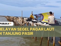 Minta Solusi, Nelayan Tanjung Pasir Segel Pagar Laut