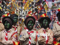 Antusiasme Pelajar di Batam Ikuti Kompetisi Pramuka