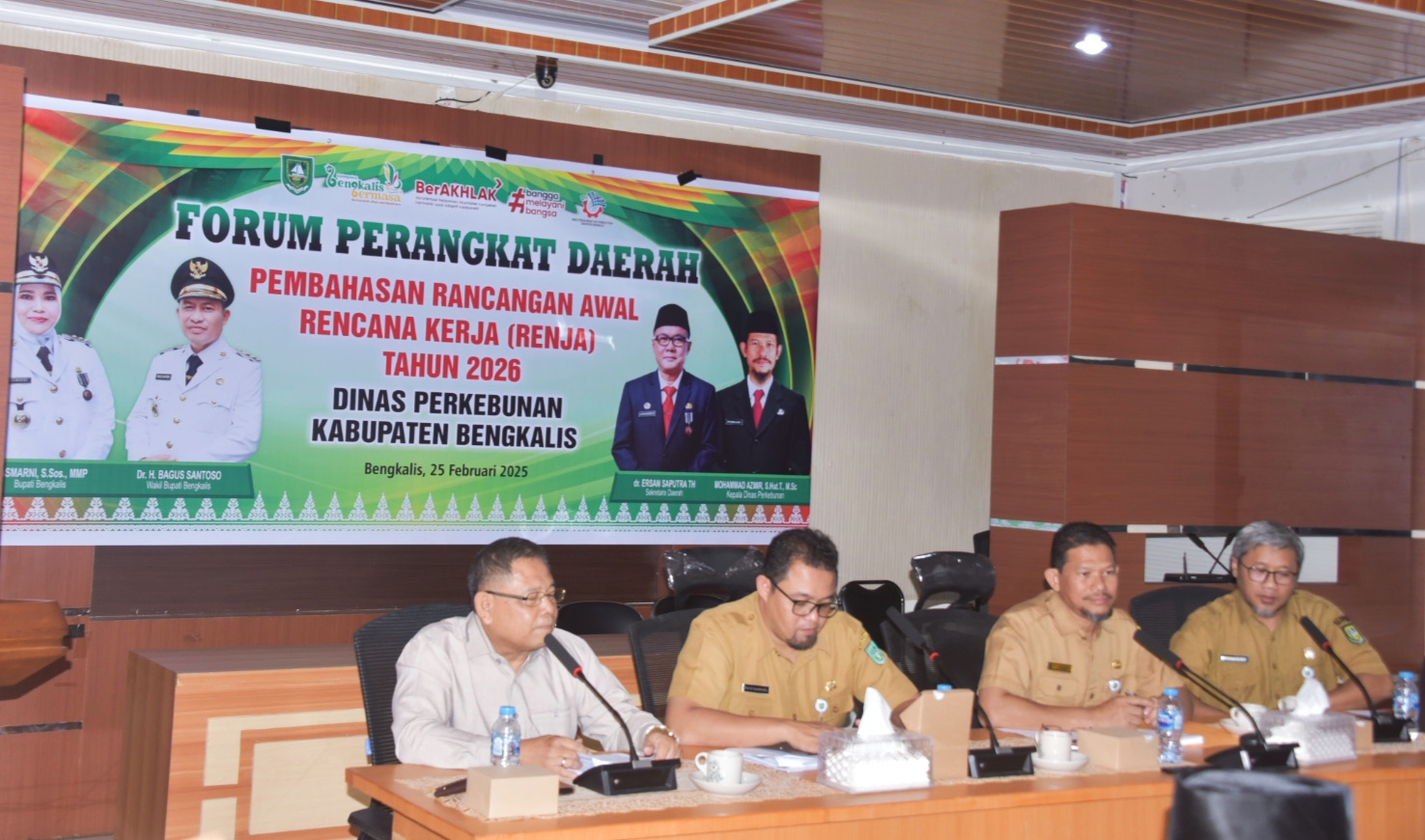 Gelar FPD dan Renja 2026, Kadis Perkebunan Bengkalis Sampaikan 7 Program Prioritas