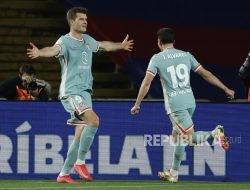 Diwarnai Delapan Gol, Barcelona Vs Atletico Imbang di Leg Pertama Semifinal Copa del Rey