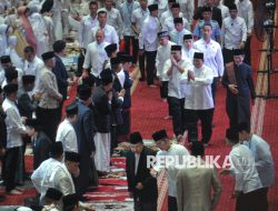 Presiden Prabowo Laksanakan Sholat Idul Fitri di Istiqlal Bersama Ribuan Umat Muslim
