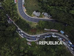 Jalur Gentong Dipadati Pemudik, Polisi Berlakukan Sistem Satu Arah