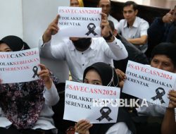 Aksi Tolak Penundaan Penangkatan CASN dan PPPK di Sejumlah Daerah