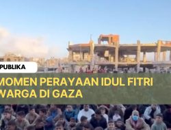 Momen Perayaan Idul Fitri Warga di Gaza
