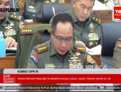 Panglima dan Kepala Staf Rapat Bahas RUU TNI, Fraksi Golkar Soroti Tiga Pasal