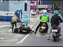 Kasatlantas Polres Salatiga Bantah Polisi Tendang Pemotor Hingga Jatuh: Hanya Bersentuhan