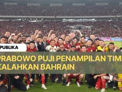Puji Penampilan Timnas, Prabowo: Mereka Berjuang, Kerja Keras!