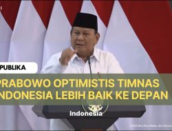 Presiden Prabowo Optimistis Timnas Indonesia Lebih Baik ke Depan