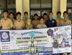 Raih Juara 3 di BSI Flash, SMA Yadika 11 Diganjar Beasiswa dari UBSI