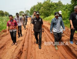 Jalan Rusak Sering Dilewati Dump Truck, Wabup Syaefudin Sidak Lokasi Galian C