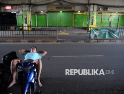 Libur Lebaran, Kawasan Pasar Tanah Abang Bak Kota Mati