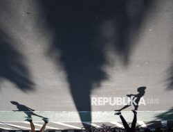 Menikmati Suasana Pagi Jakarta di Bundaran HI