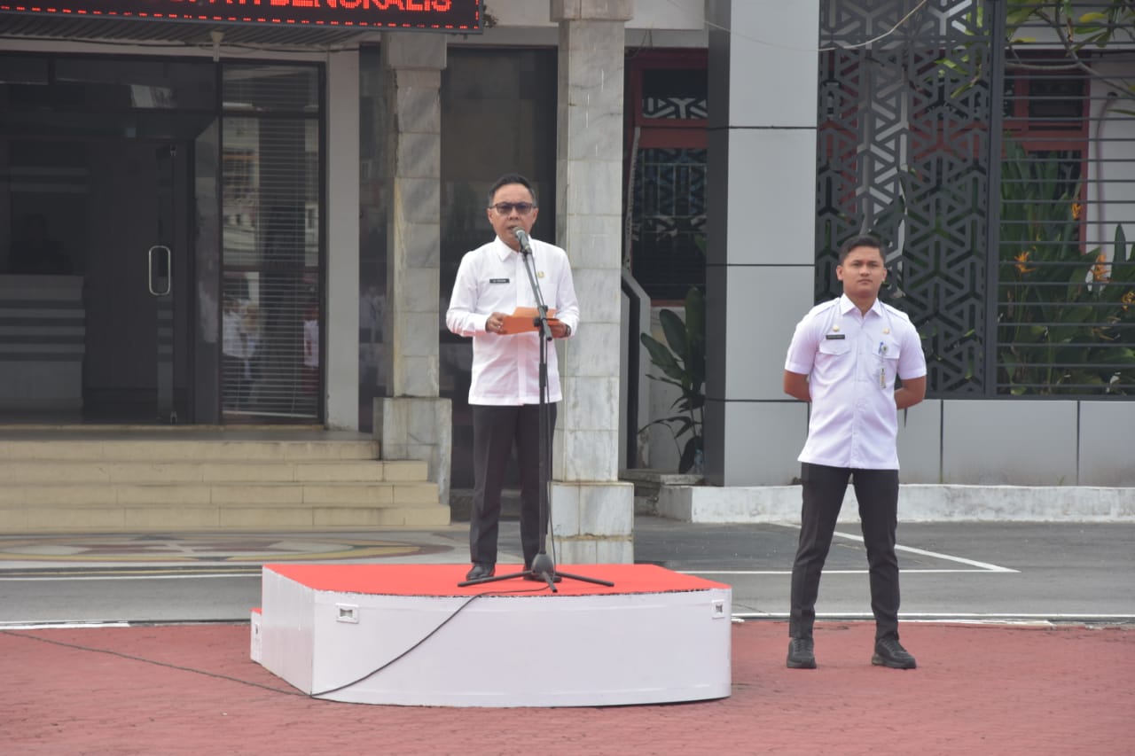 Sekda Bengkalis Pimpin Apel Perdana Pasca Idul Fitri 1446 H/2025 M di Lingkup Pemkab Bengkalis