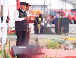 Dipimpin Menko Polkam, Bupati Kasmarni Ikut Apel Kesiapsiagaan Karhutla Nasional