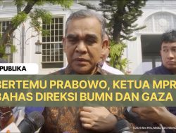 Bertemu Prabowo di Istana, Ketua MPR Bahas Direksi BUMN dan Gaza