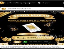 Akun IG Unpad Sempat Diretas Jadi Promo Tebus Murah Emas Antam, Sudah Ada Korban