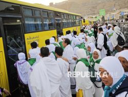 Hiruk Pikuk Terminal Bus Shalawat Shib Amir di Masjidil Haram
