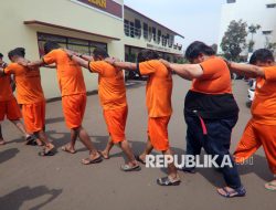 Polisi Amankan Ratusan Preman di Kawasan Industri di Rancaekek