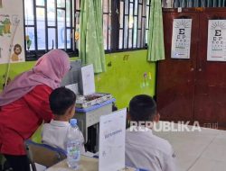 Program Pelindo Sehat Fasilitasi Pemeriksaan Mata Gratis 600 Siswa SD