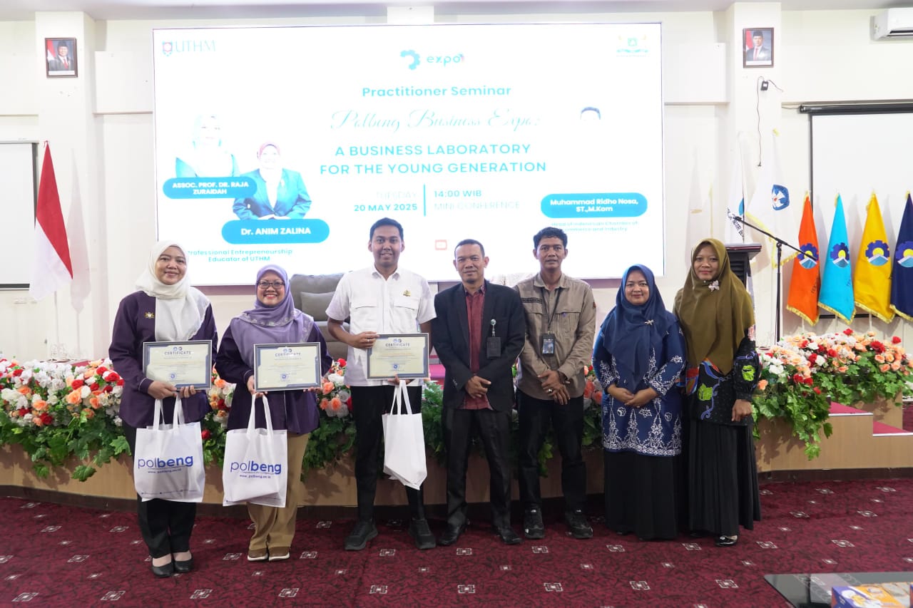 Bahas Manajemen Expo dan Marketing, Prodi ABI Polbeng Hadirkan Dua Dosen UTHM Malaysia sebagai Narasumber Seminar Praktisi