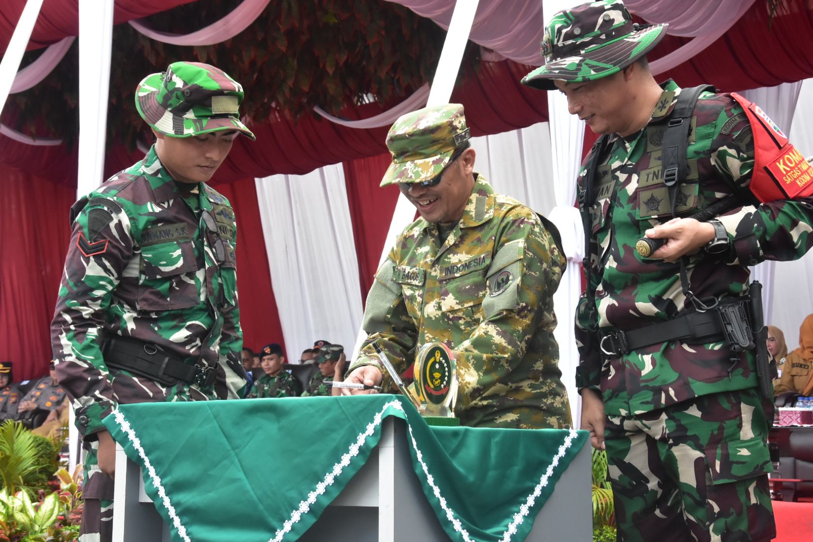 Upacara Pembukaan, Bupati Bengkalis Sebut TMMD Mempererat Kemanunggalan