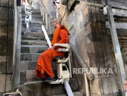 Penampakan dan Cara Kerja Stairlift Candi Borobudur, ke Puncak Hanya Lima Menit