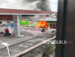 Delapan Orang Jadi Korban dalam Ledakan yang Berujung Kebakaran di SPBU Gedongtengen Yogyakarta